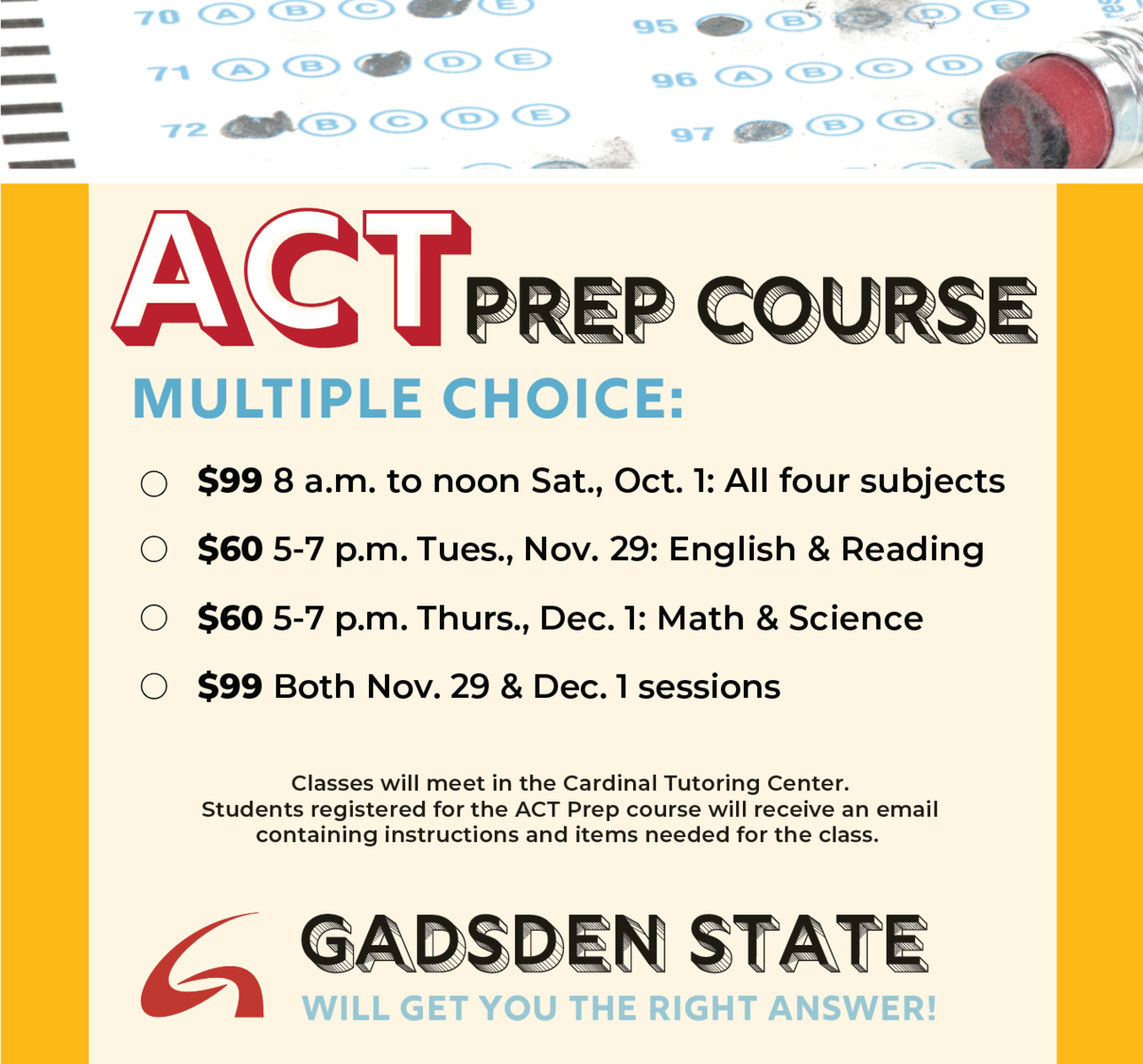 ACT Prep Courses